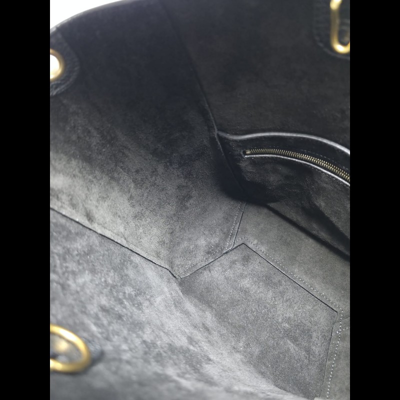 Celine 黑色Sangle Bucket Bag-14