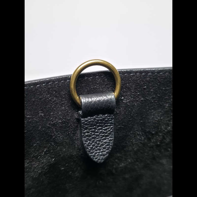 Celine 黑色Sangle Bucket Bag-19