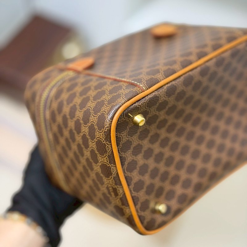 （賠本出清價💔）🏷Celine 瑟琳．中古老花飯盒化妝包改造-6