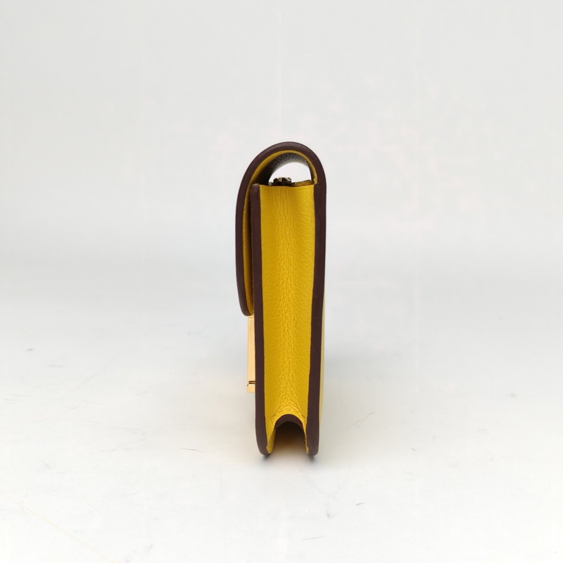 HERMES Roulis豬鼻子Slim錢包EC皮U刻金扣-1