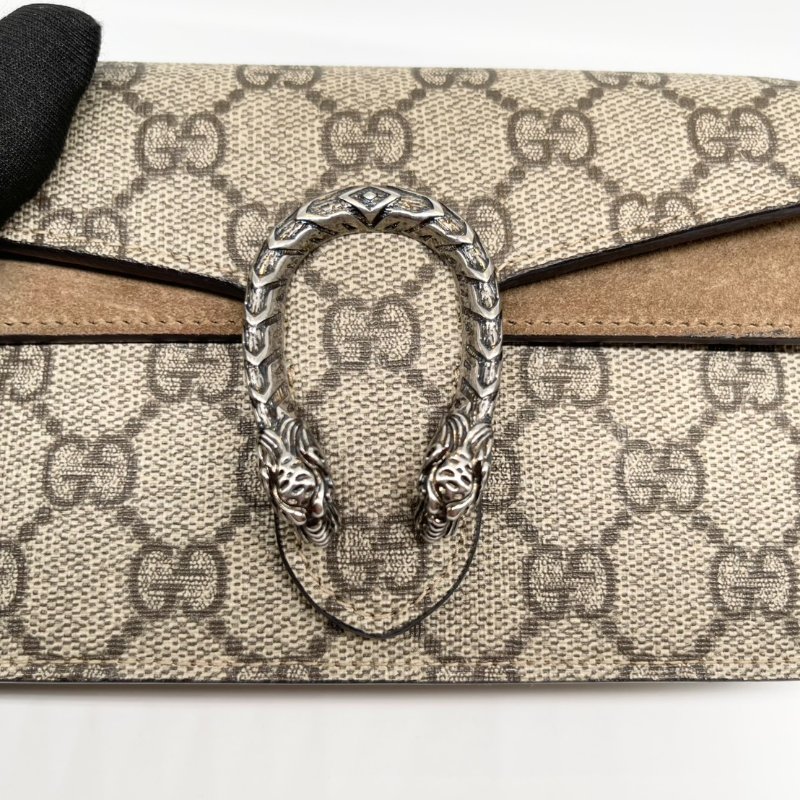 GUCCI緹花帆布酒神小包-2