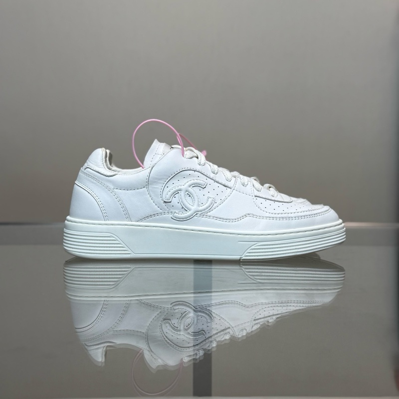 ⭐️CHANEL/香奈兒 23A 雙C logo 小白鞋 尺碼/36.5碼 成色/99-2