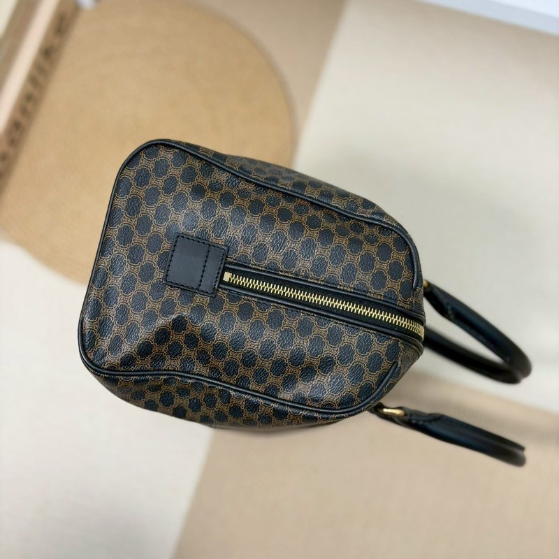 (賠本出清價💔)🏷Celine 瑟琳.中古黑老花波士頓-3