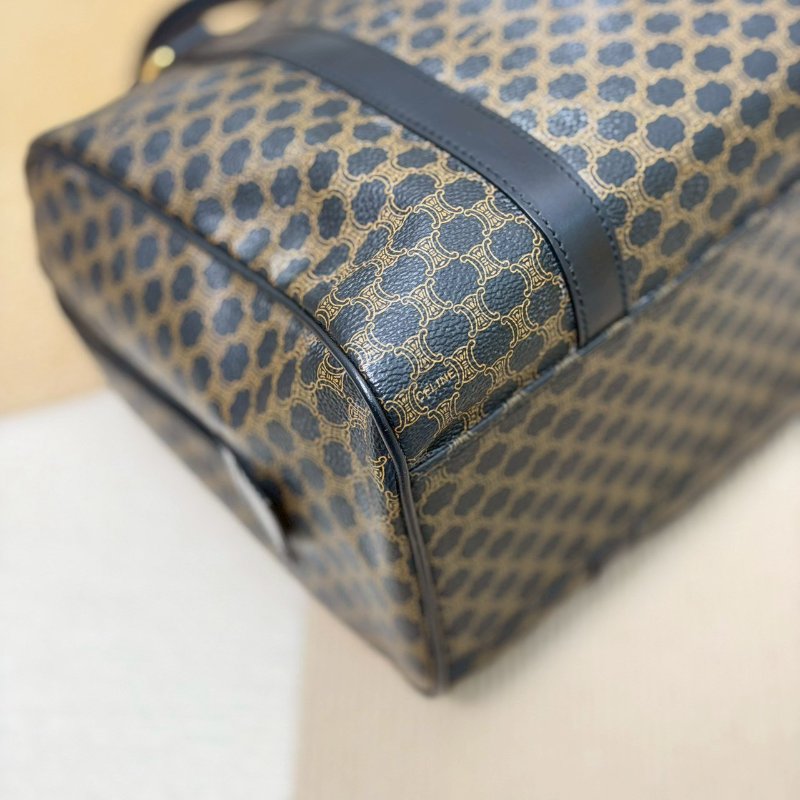 (賠本出清價💔)🏷Celine 瑟琳.中古黑老花波士頓-6