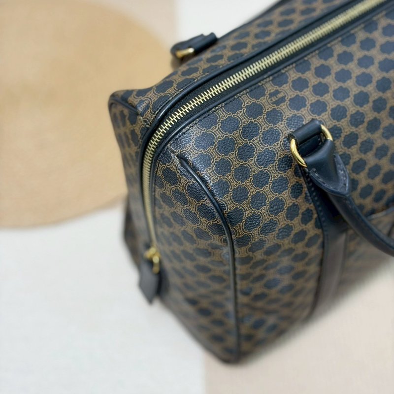 (賠本出清價💔)🏷Celine 瑟琳.中古黑老花波士頓-8