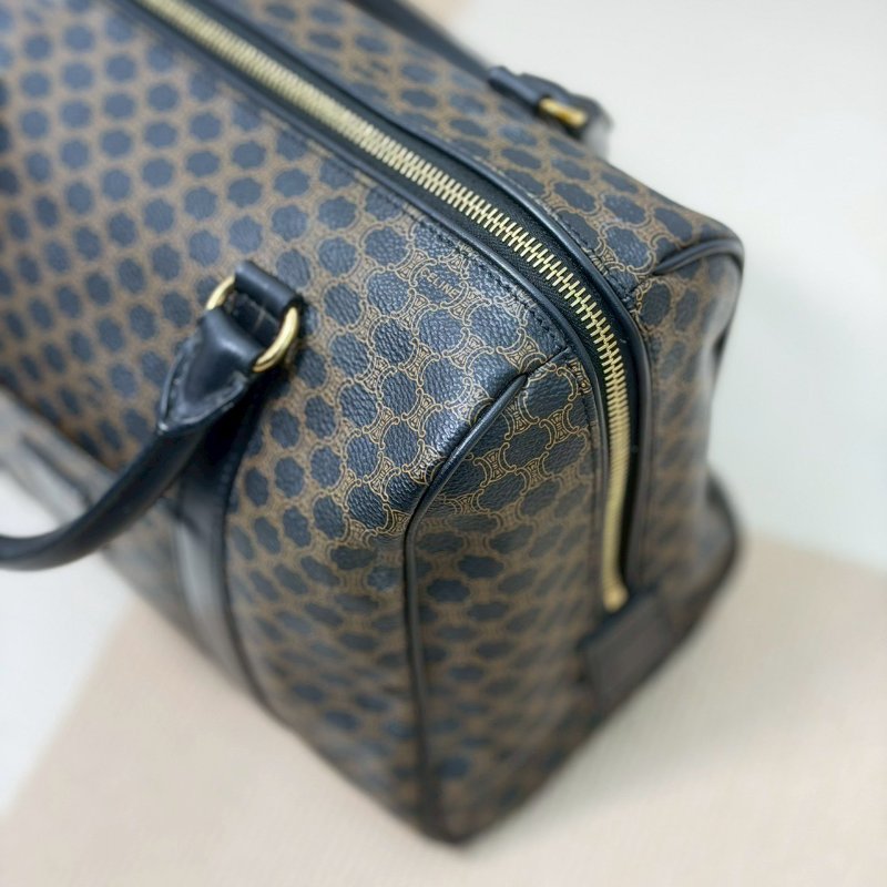 (賠本出清價💔)🏷Celine 瑟琳.中古黑老花波士頓-9