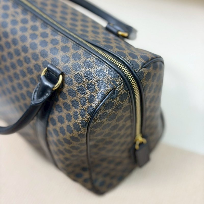 (賠本出清價💔)🏷Celine 瑟琳.中古黑老花波士頓-11