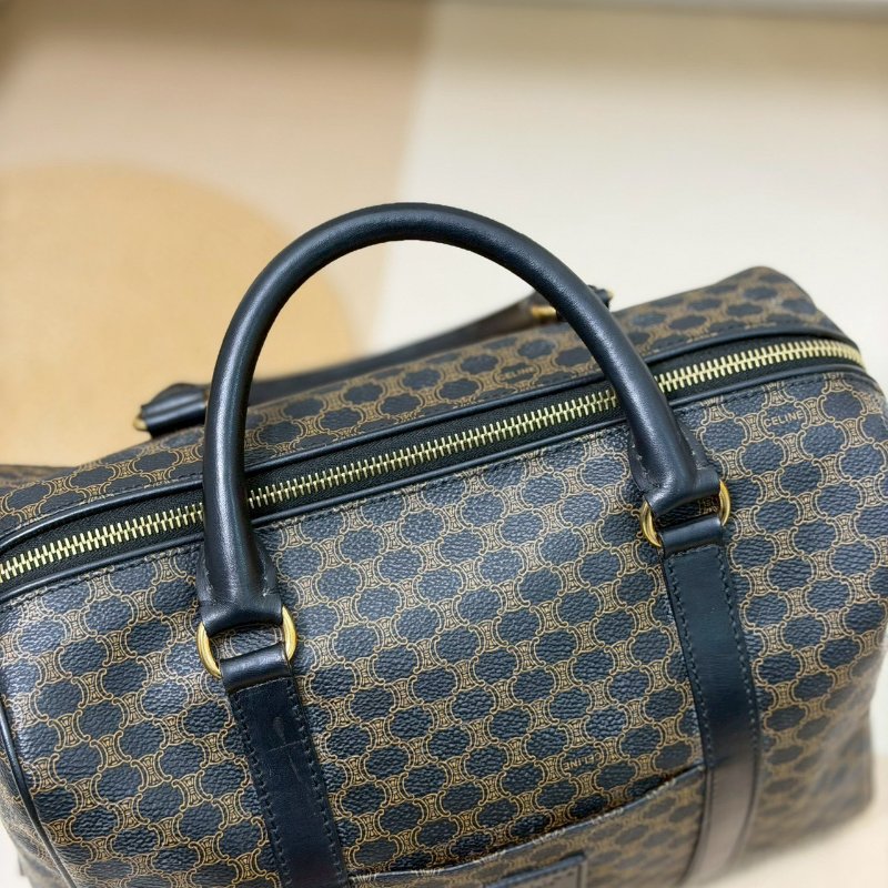 (賠本出清價💔)🏷Celine 瑟琳.中古黑老花波士頓-12