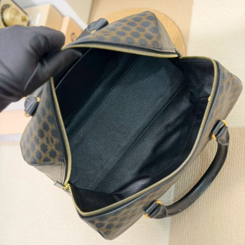 (賠本出清價💔)🏷Celine 瑟琳.中古黑老花波士頓-18