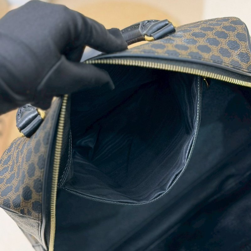 (賠本出清價💔)🏷Celine 瑟琳.中古黑老花波士頓-20