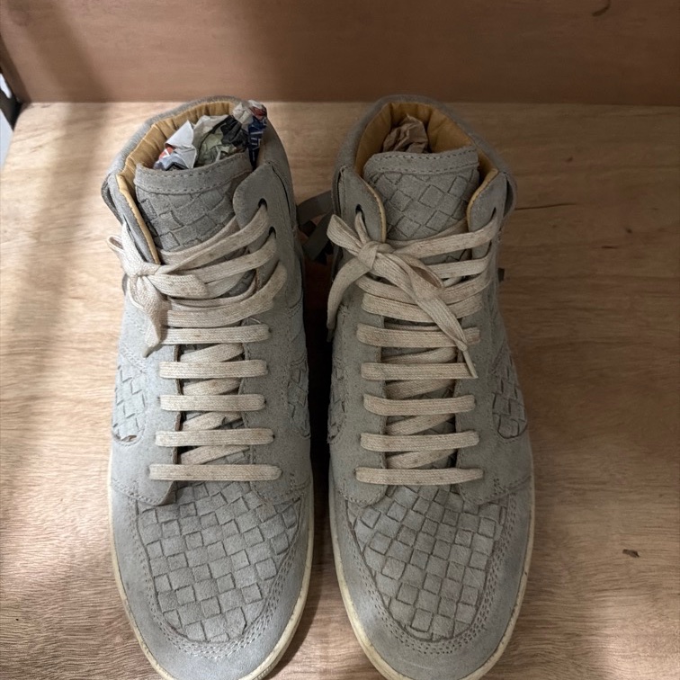 Bottega Venetta 中筒 麂皮 休閒鞋 義大利 41-0