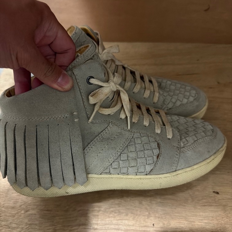 Bottega Venetta 中筒 麂皮 休閒鞋 義大利 41-1