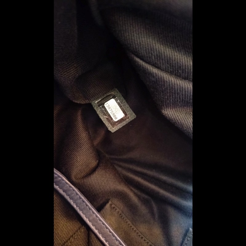 Chanel 銀鍊藍色皮革三層托特包-28