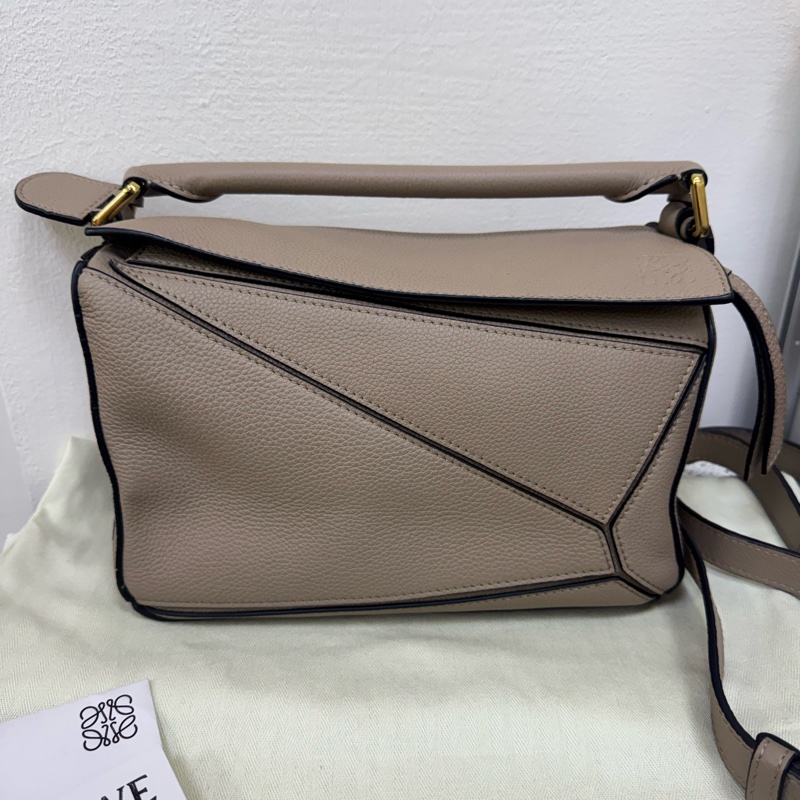 Loewe puzzle 小號沙色全配-0