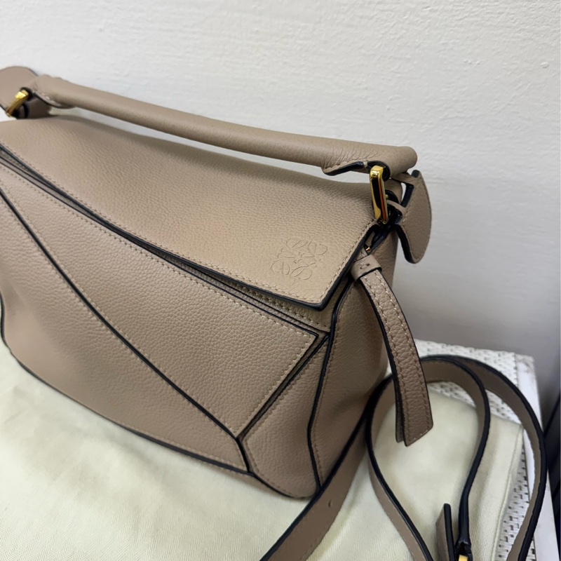 Loewe puzzle 小號沙色全配-2