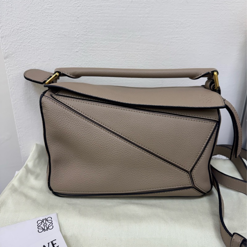 Loewe puzzle 小號沙色全配-5