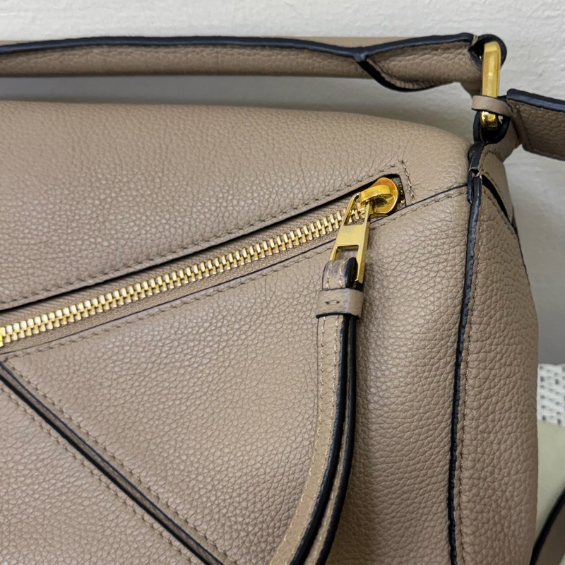 Loewe puzzle 小號沙色全配-15