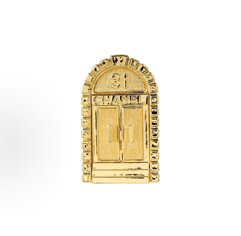 ⭐️Chanel 香奈兒金色雙C胸針,31號幸福之門胸針-6