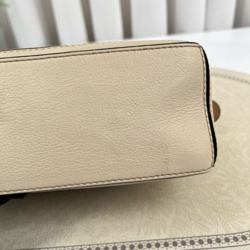 Loewe羅意威 puzzle mini焦糖色拼色幾何包 手提方便 可單肩可斜挎 皮質柔軟 日常百搭-9