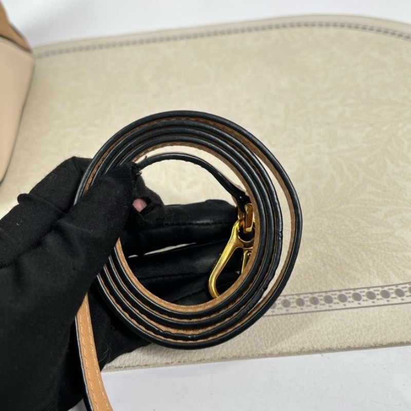 Loewe羅意威 puzzle mini焦糖色拼色幾何包 手提方便 可單肩可斜挎 皮質柔軟 日常百搭-21