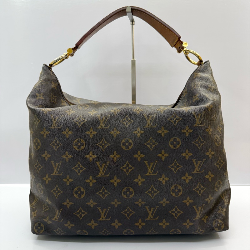 LOUIS VUITTON 路易威登 老花SULLY MM雙拉鍊肩背包 M40587-1