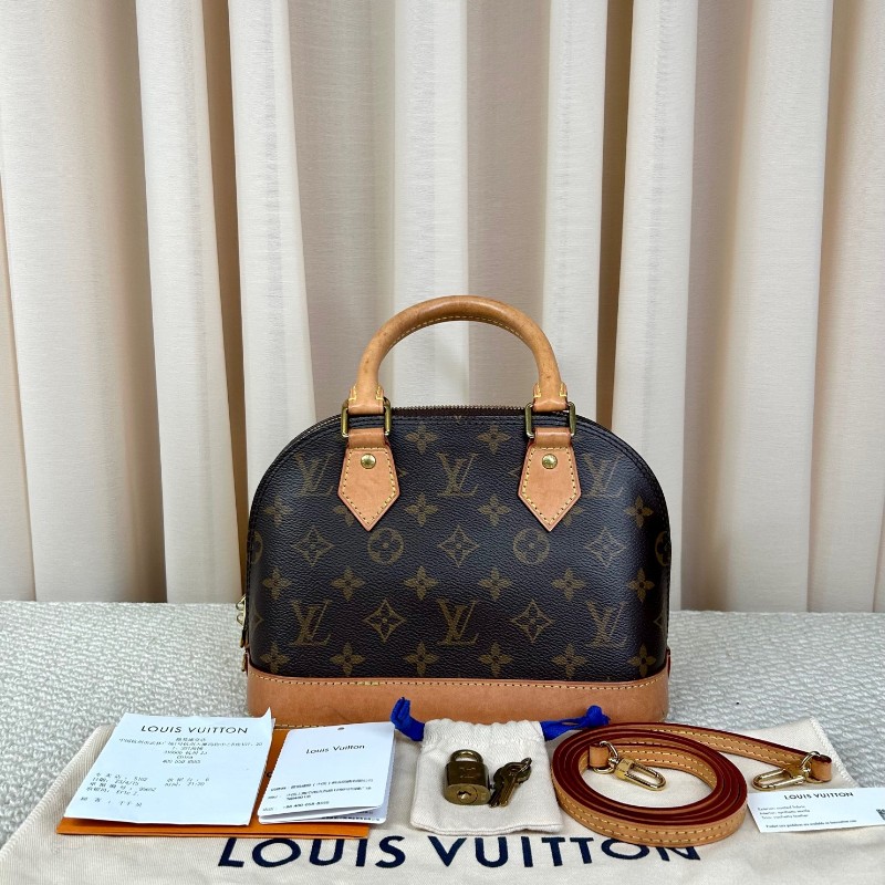 LV路易威登貝殼BB 芯片款 經典老花貝殼包 時尚百搭 手拎優雅 斜挎休閒 容量大-5