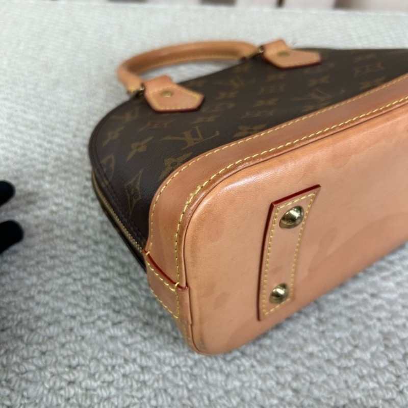 LV路易威登貝殼BB 芯片款 經典老花貝殼包 時尚百搭 手拎優雅 斜挎休閒 容量大-12