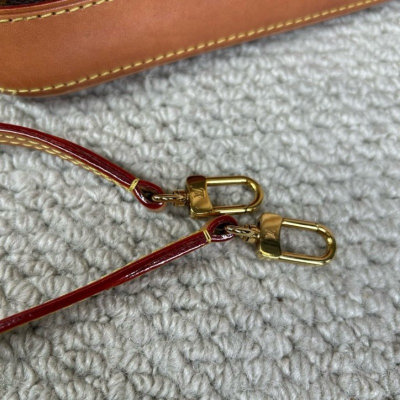 LV路易威登貝殼BB 芯片款 經典老花貝殼包 時尚百搭 手拎優雅 斜挎休閒 容量大-17