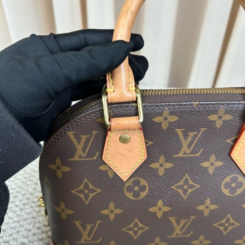 LV路易威登貝殼BB 芯片款 經典老花貝殼包 時尚百搭 手拎優雅 斜挎休閒 容量大-21