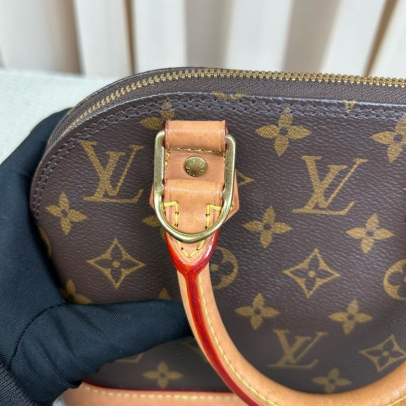 LV路易威登貝殼BB 芯片款 經典老花貝殼包 時尚百搭 手拎優雅 斜挎休閒 容量大-24