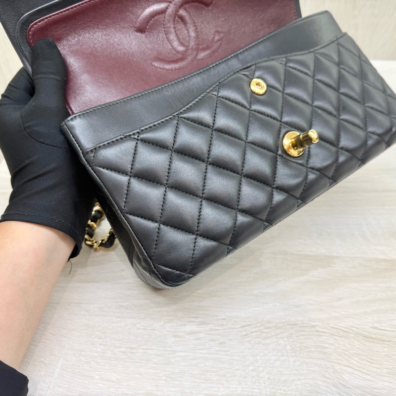 CHANEL💕黑金羊皮CF25/A01112-17