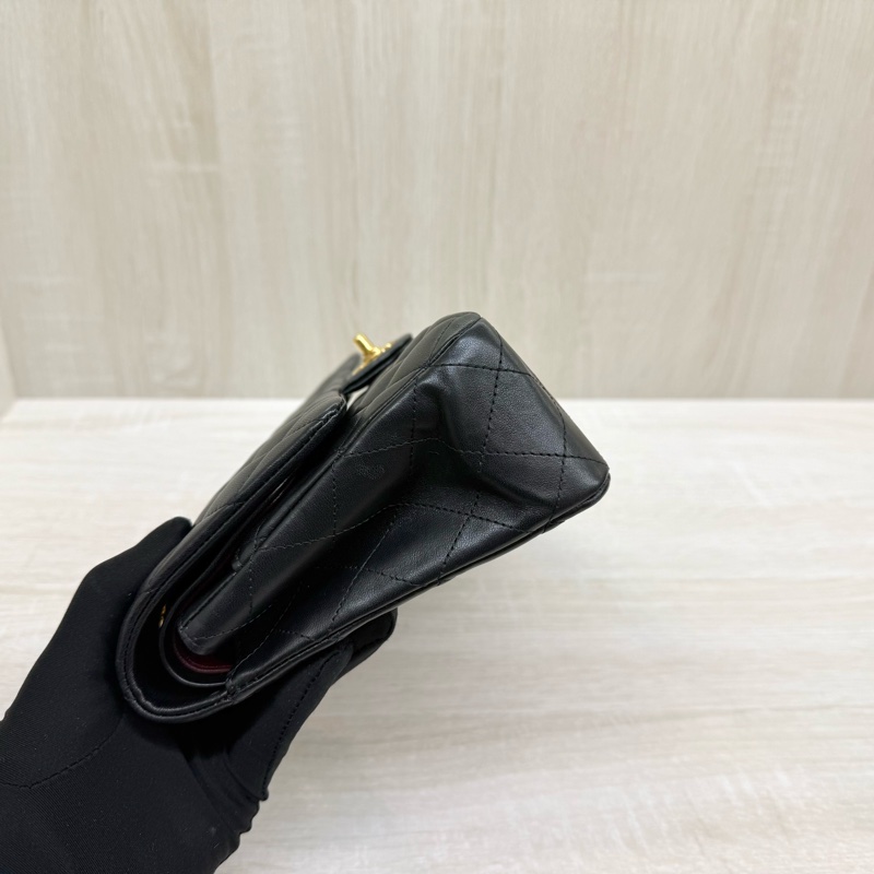 CHANEL💕黑金羊皮CF25/A01112-22