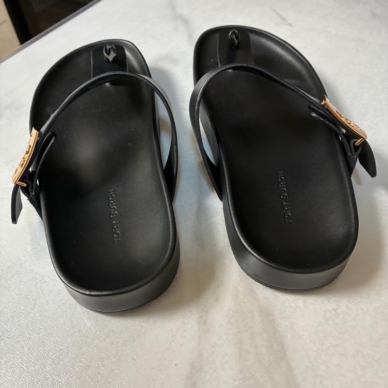 Tory Burch Mellow Thong Sandals人字真皮拖涼鞋-6