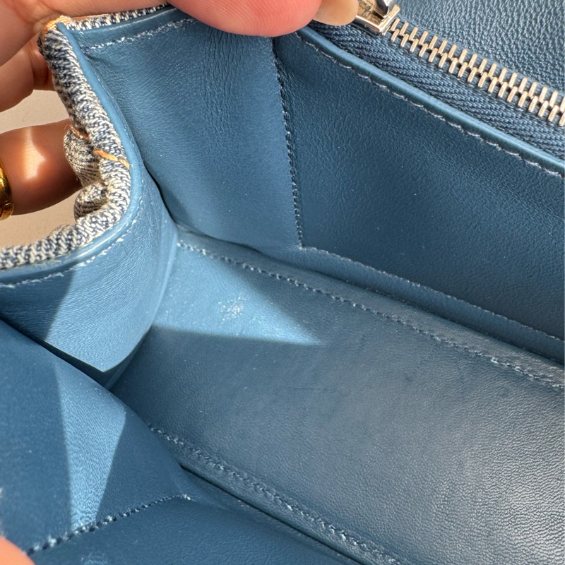 Balenciaga 丹寧銀釦沙漏包-20