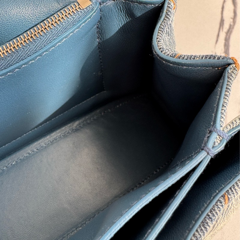 Balenciaga 丹寧銀釦沙漏包-21