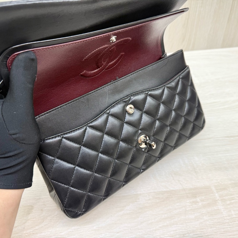 CHANEL✨黑銀羊皮COCO25/A01112-6