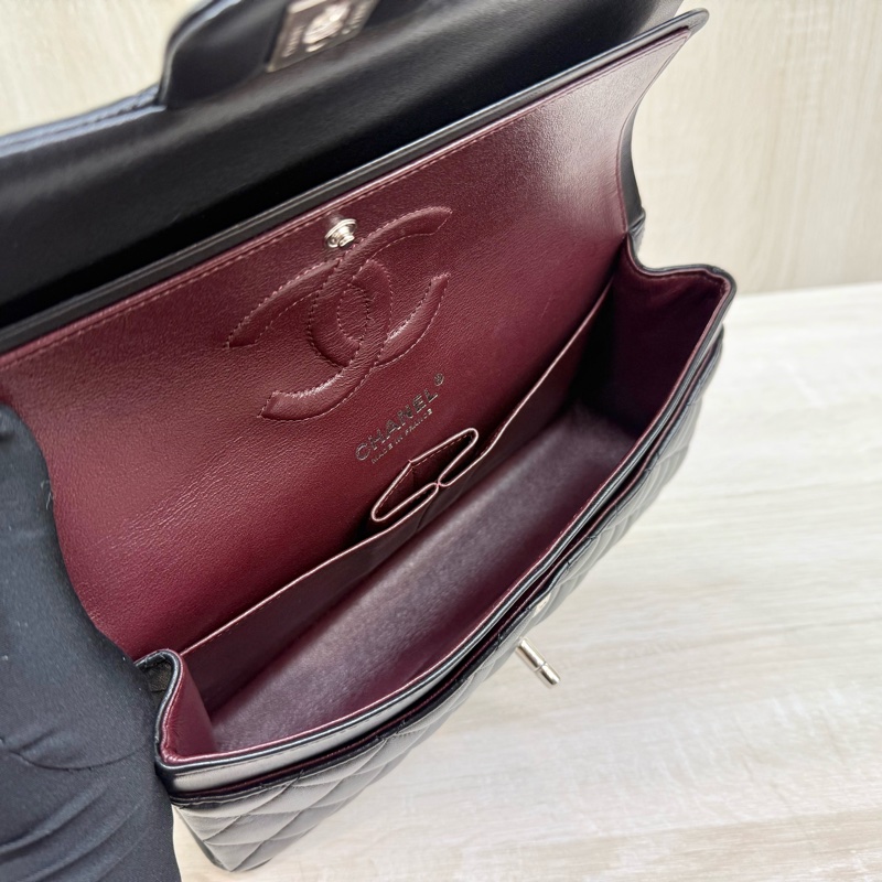 CHANEL✨黑銀羊皮COCO25/A01112-8