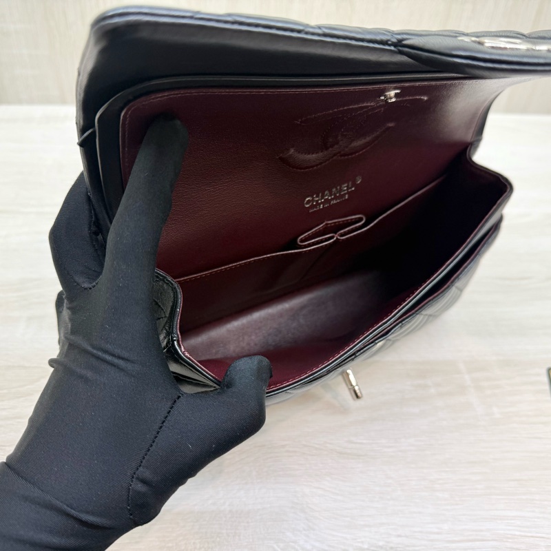 CHANEL✨黑銀羊皮COCO25/A01112-9