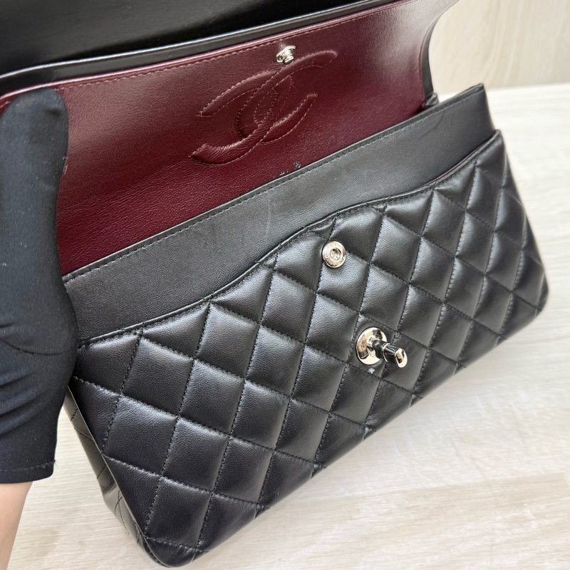 CHANEL✨黑銀羊皮COCO25/A01112-16