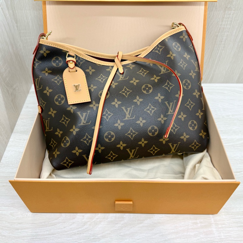 LV 全新✨原花CarryAll PM肩側背包M46203-1