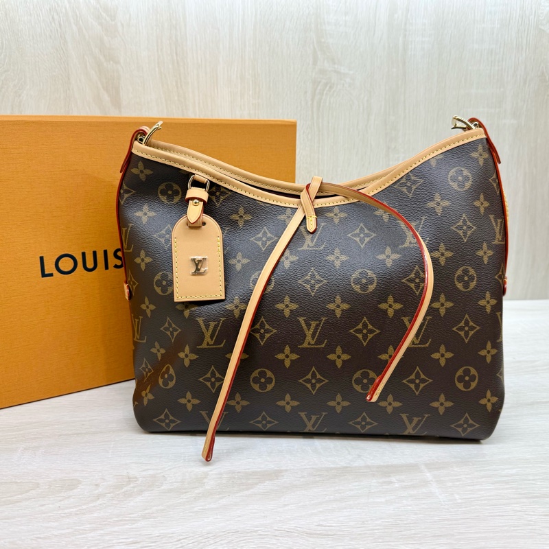 LV 全新✨原花CarryAll PM肩側背包M46203-2