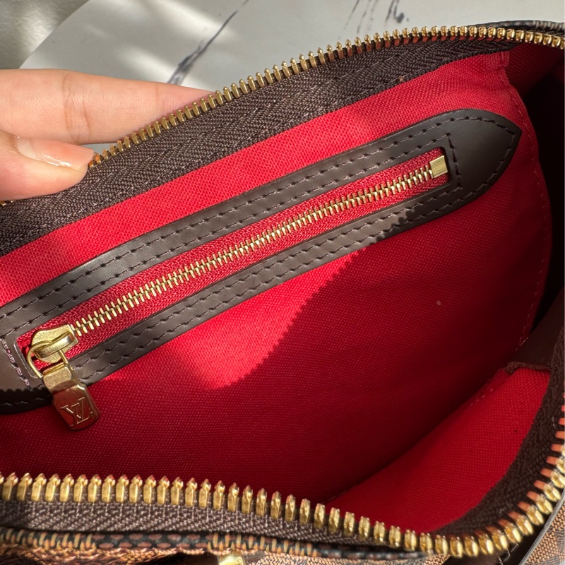 LV咖棋盤格speedy25背帶款-46