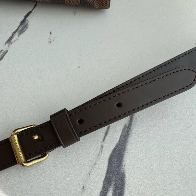 LV咖棋盤格speedy25背帶款-59