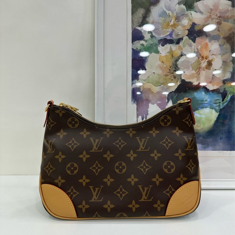 LV 黃牛角 Boulogne 老花牛角包,晶片款-2