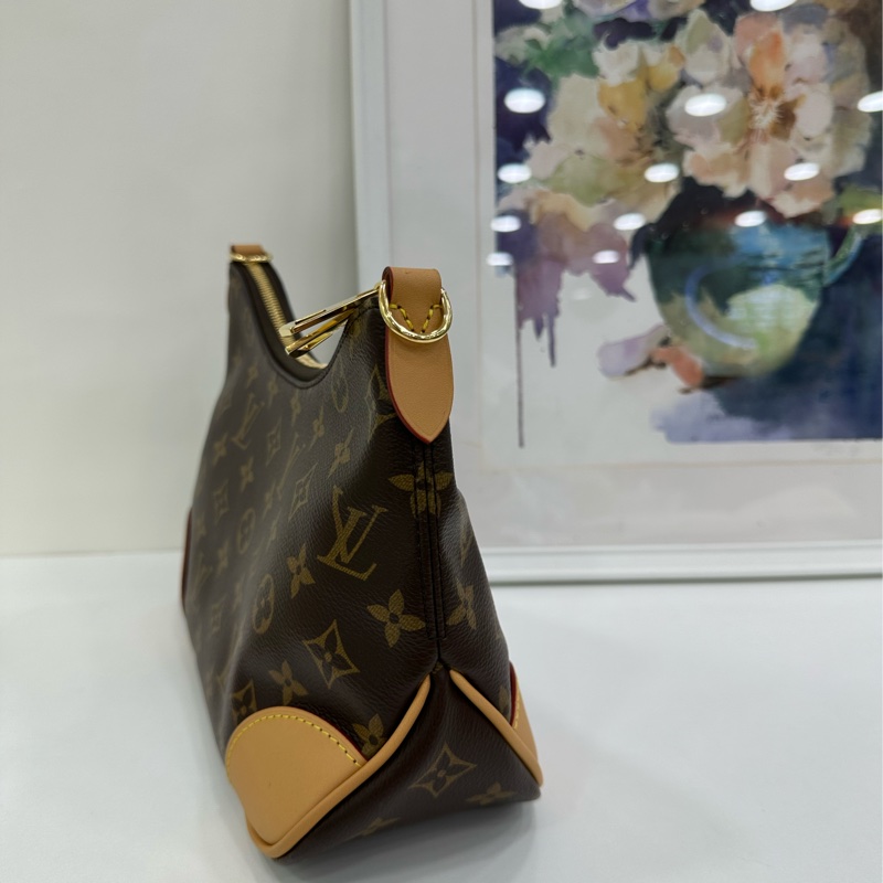 LV 黃牛角 Boulogne 老花牛角包,晶片款-3
