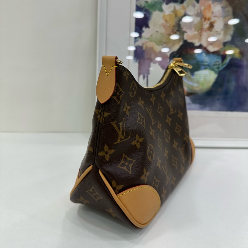 LV 黃牛角 Boulogne 老花牛角包,晶片款-4