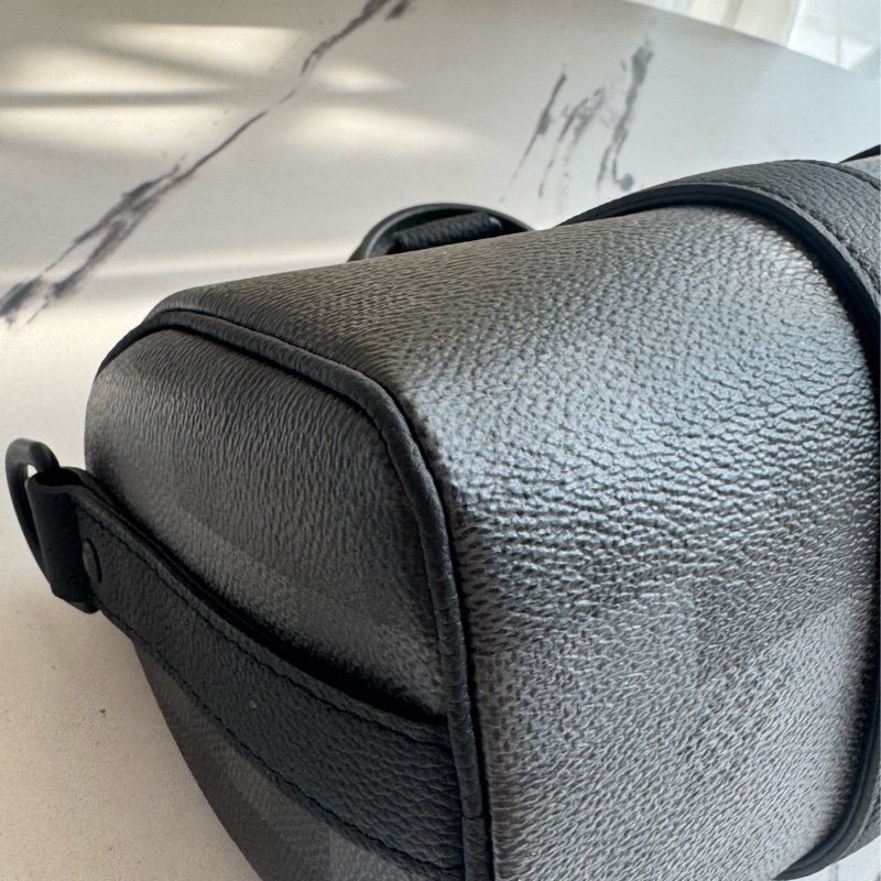LV黑棋盤皮革keepall25 最夯尺寸❤️🔥-6