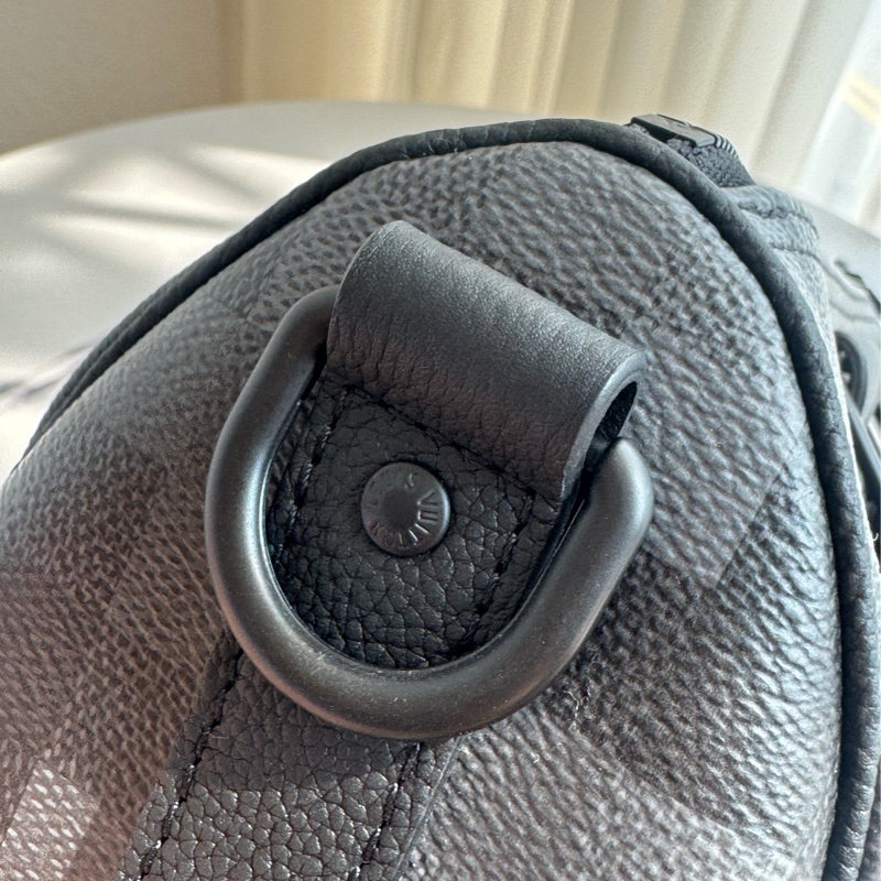 LV黑棋盤皮革keepall25 最夯尺寸❤️🔥-19