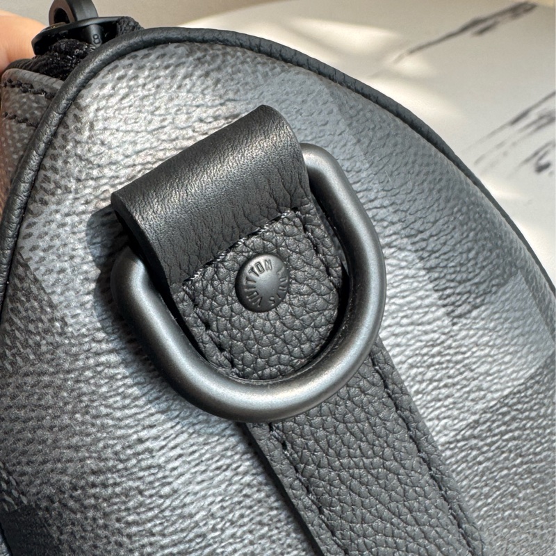 LV黑棋盤皮革keepall25 最夯尺寸❤️🔥-21