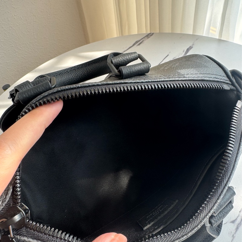 LV黑棋盤皮革keepall25 最夯尺寸❤️🔥-23